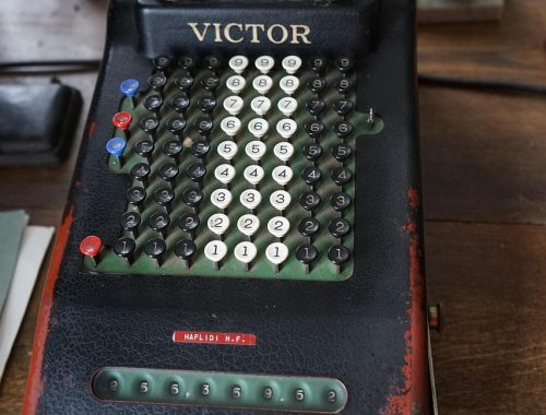 calculating machine, nostalgic, old, nostalgia, museum